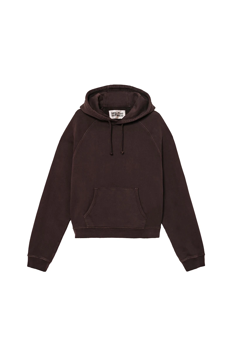 EMBROIDERED LOGO HOODIE SWEATSHIRT
