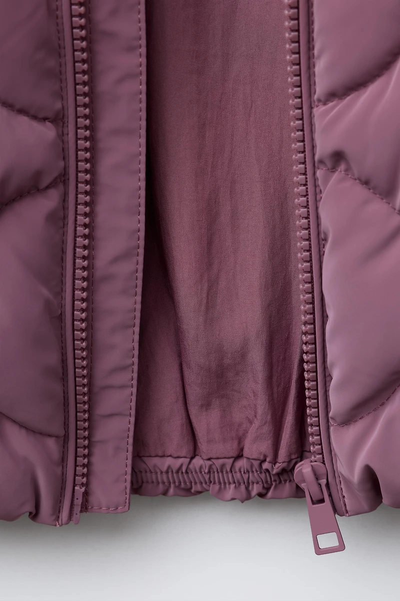 VESTE REMBOURRÉE EFFET GOMMÉ