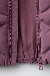 VESTE REMBOURRÉE EFFET GOMMÉ