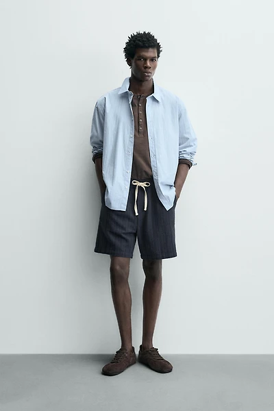 GEOMETRIC JACQUARD SHORTS