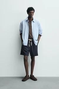 GEOMETRIC JACQUARD SHORTS