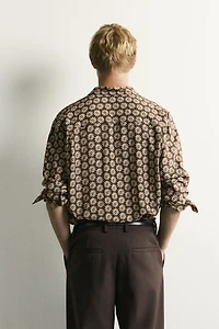 DAISY PRINT FLOWY SHIRT