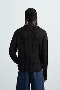 PULL STRUCTURÉ DÉMAILLÉ