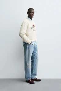 SWEAT BRODERIE LAPIN