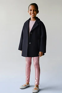 METALLIC EFFECT LEGGINGS