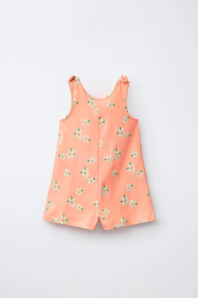SHORT FLORAL JUMPSUIT