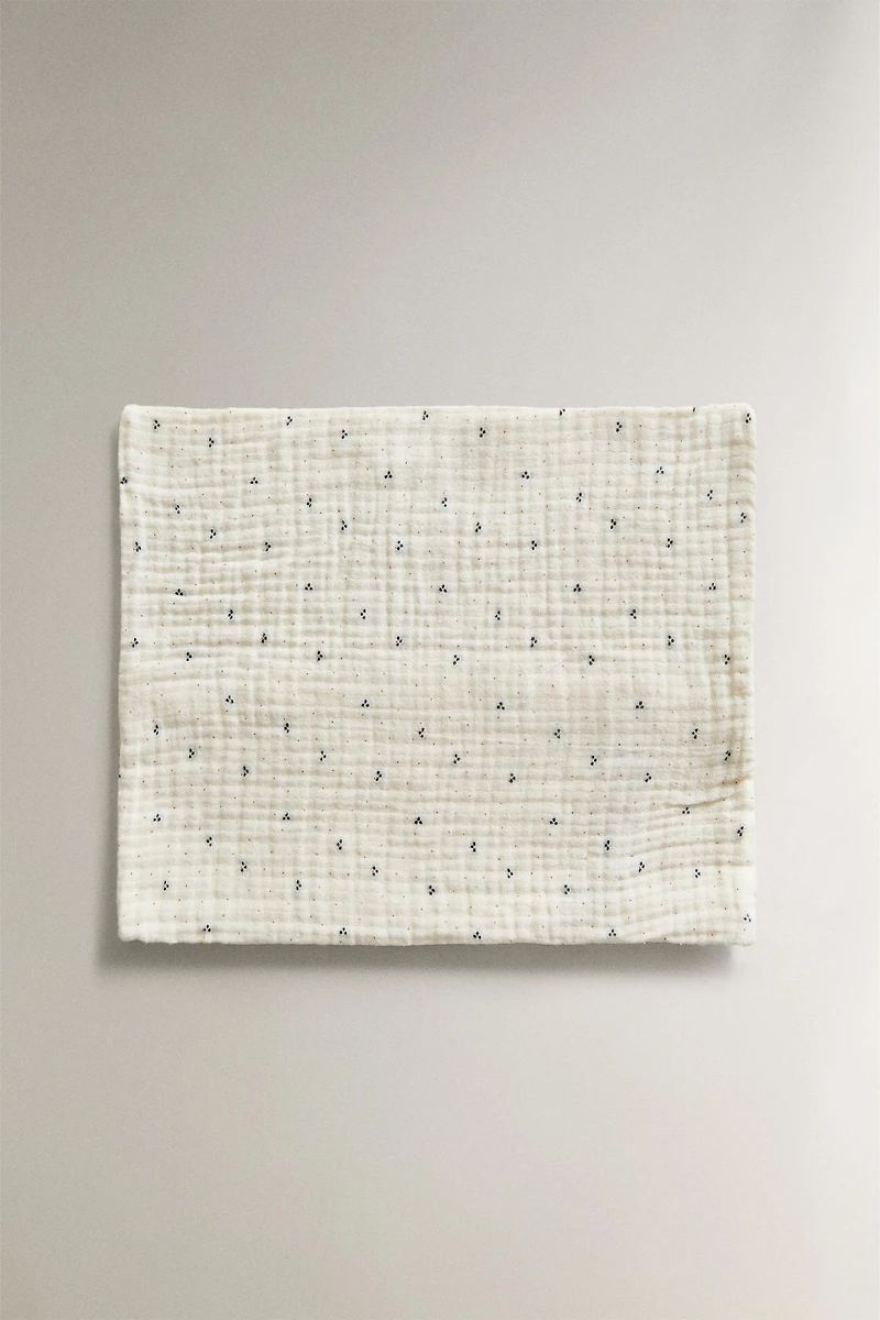 COTTON DOTS MINI-CRIB SHEET SET