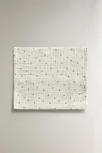 COTTON DOTS MINI-CRIB SHEET SET