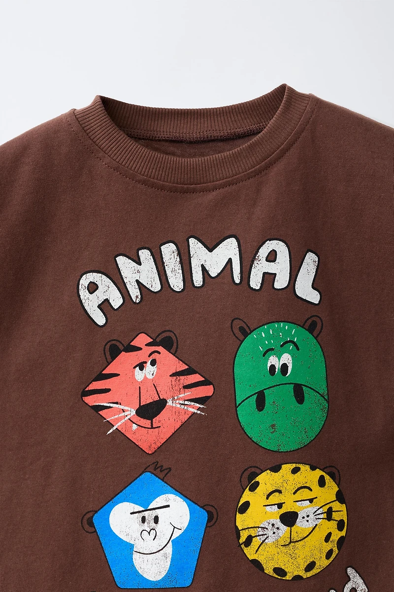 ANIMAL PRINT T-SHIRT