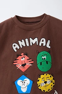 ANIMAL PRINT T-SHIRT