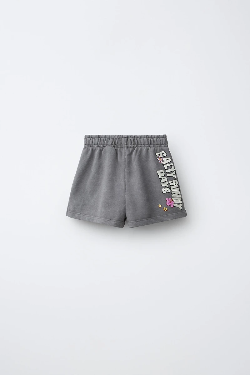 WASHED EFFECT CAPIBARA CAPYFUN © SHORTS