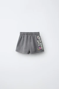 WASHED EFFECT CAPIBARA CAPYFUN © SHORTS