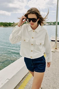 BLOUSON BOUTONS DORÉS