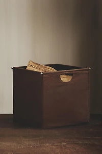 CANVAS FIREPLACE BASKET