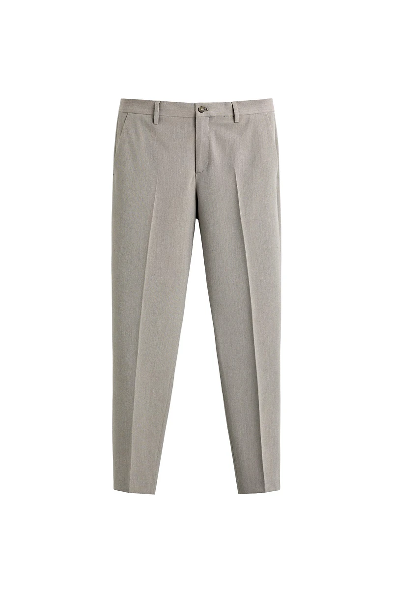 PANTALON DE COSTUME STRUCTURÉ REGULAR FIT