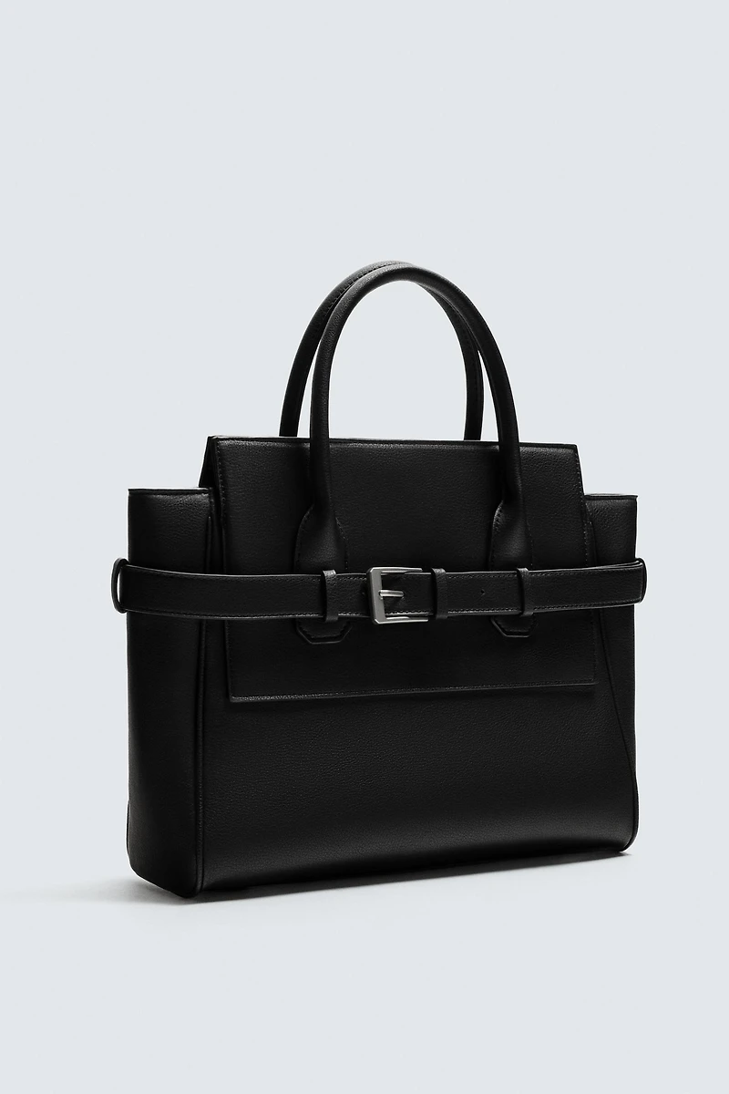 BELT DETAIL HANDBAG