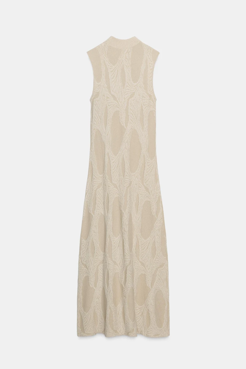 LONG JACQUARD DRESS