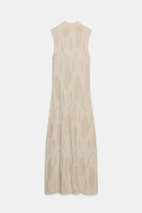 LONG JACQUARD DRESS