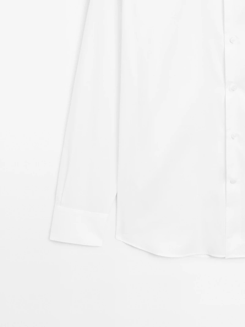 Regular-fit 100% cotton shirt