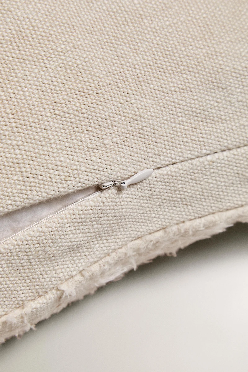 EMBROIDERED THROW PILLOW COVER