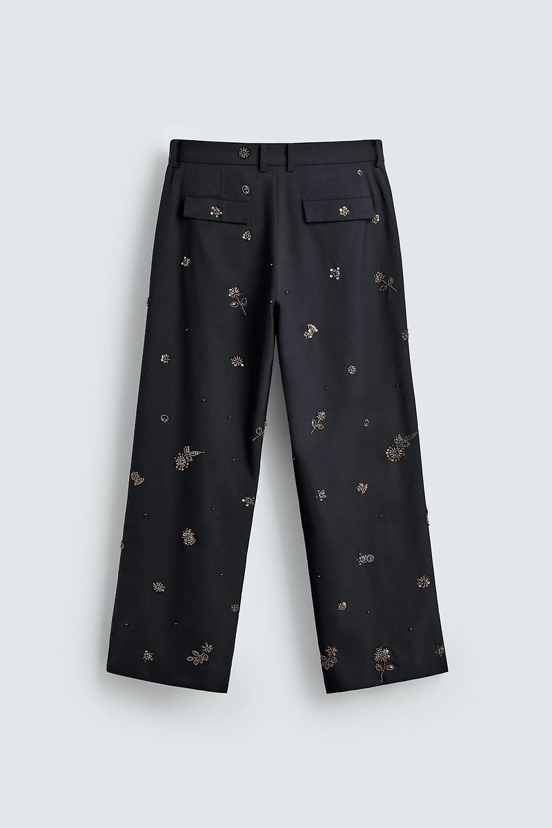 PANTALON COUPE DÉCONTRACTÉE PAILLETTES ÉDITION LIMITÉE