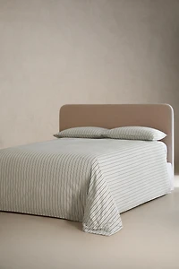STRIPED PERCALE DUVET COVER