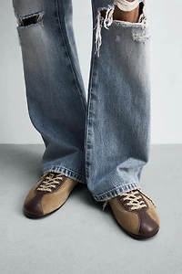 LEATHER TRAINERS HARRY LAMBERT FOR ZARA X DISNEY