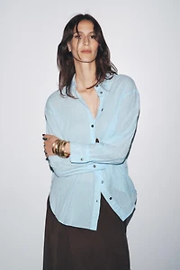 CHEMISE FROISSÉE BOUTONS ZW COLLECTION