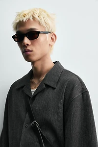 EMBOSSED RELAXED FIT SHIRT