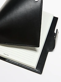 Nappa leather notebook cover