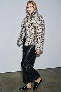 ZW COLLECTION FAUX LEATHER BALLOON PANTS