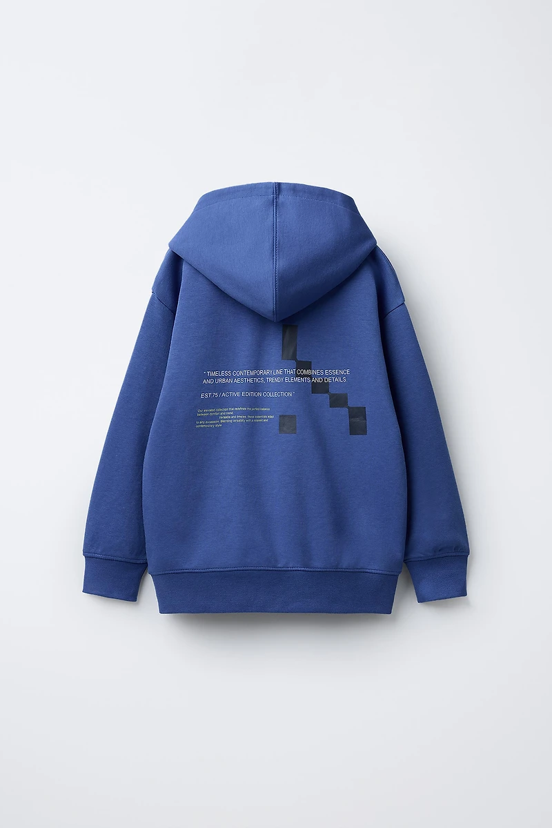 SPORTY COLOR BLOCK SWEATSHIRT