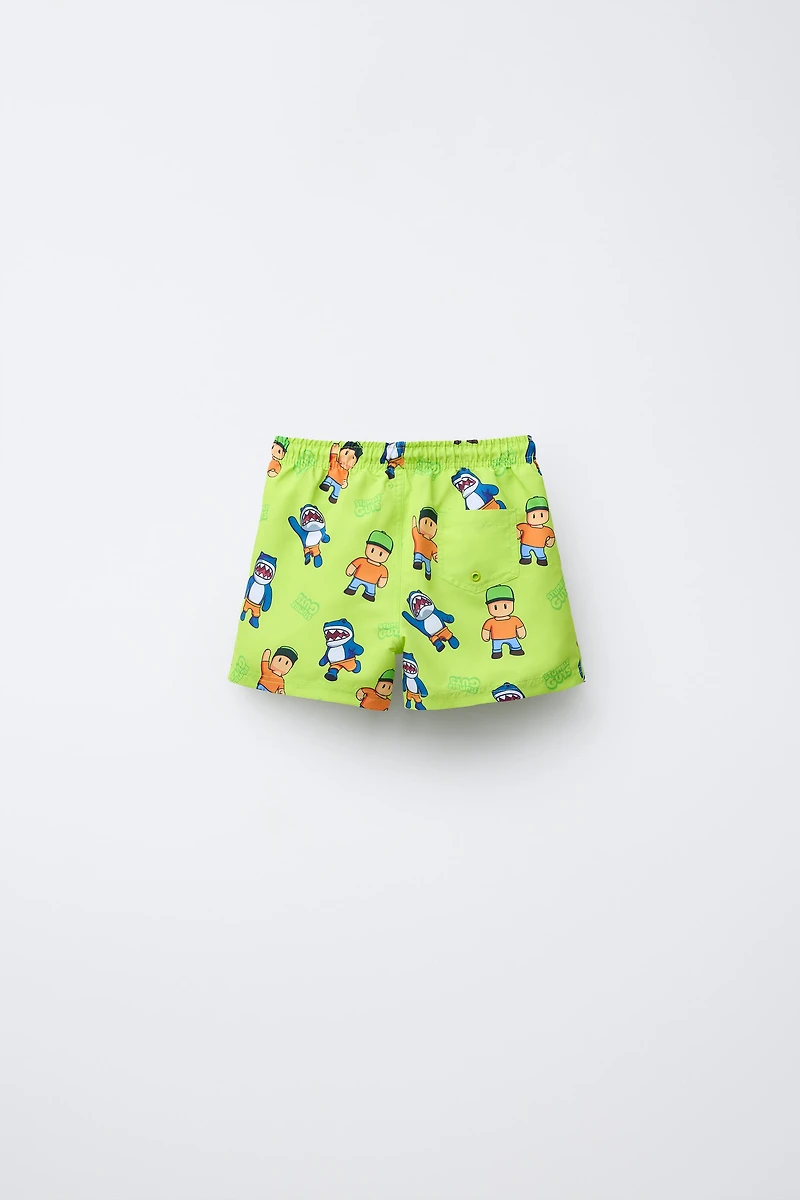 6-14 YEARS/ STUMBLE GUYS ™ © SCOPELY SWIM SHORTS
