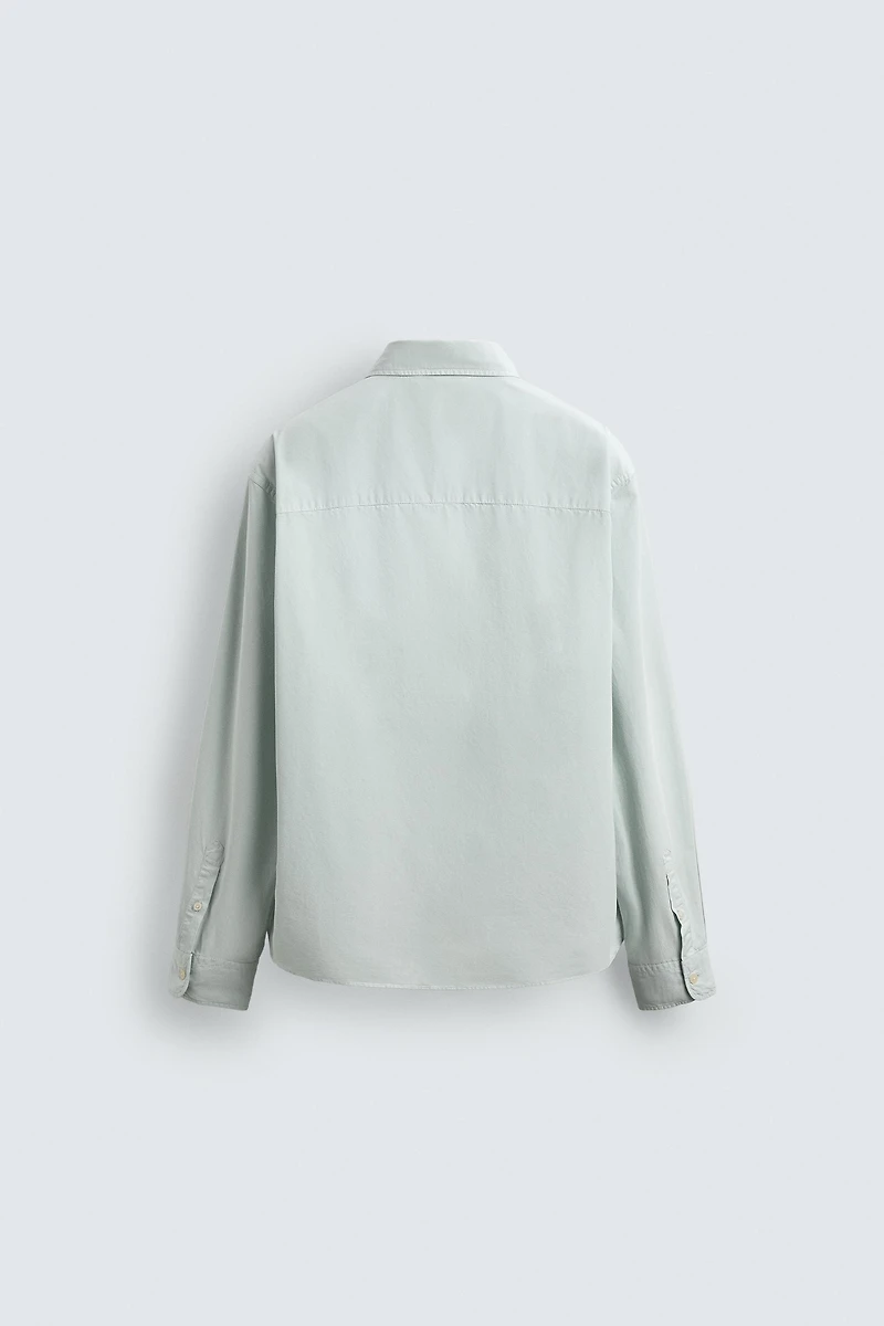 RELAXED FIT POPLIN SHIRT