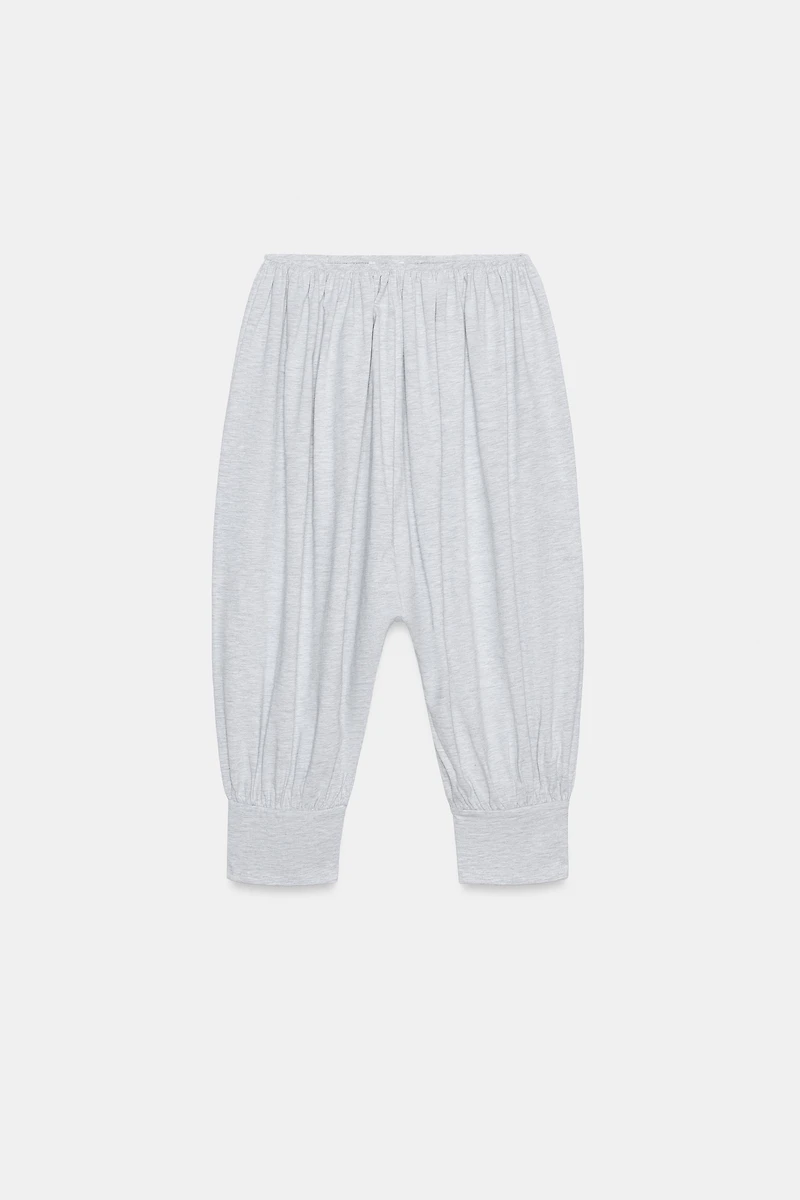 CROPPED BALLOON PANTS