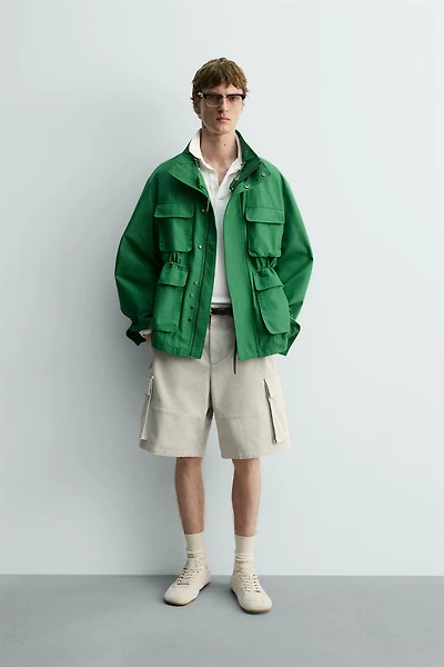 RELAXED FIT POCKET JACKET