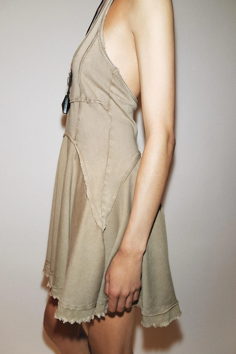 SHORT GODET DRESS