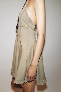 SHORT GODET DRESS