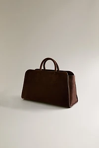 MINI SUEDE LEATHER TOTE BAG