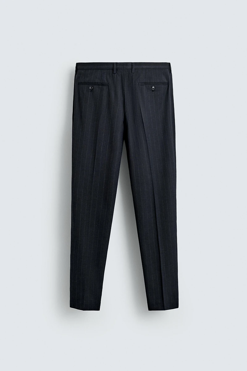 PINSTRIPE SUIT PANTS