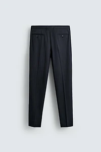PINSTRIPE SUIT PANTS