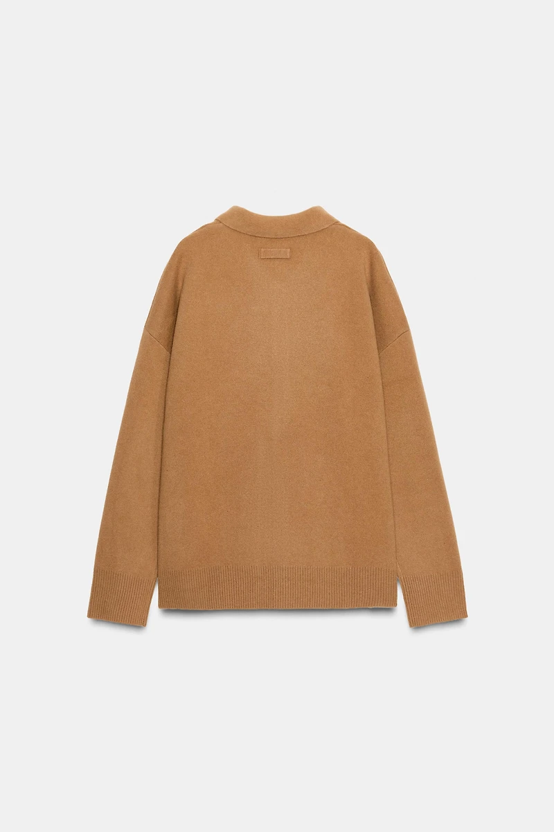 GILET 95% LAINE OVERSIZE