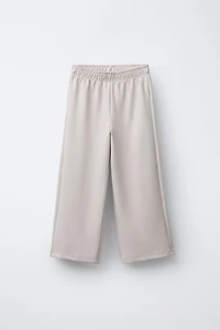 ENSEMBLE INTERLOCK SWEAT ET PANTALON LARGE