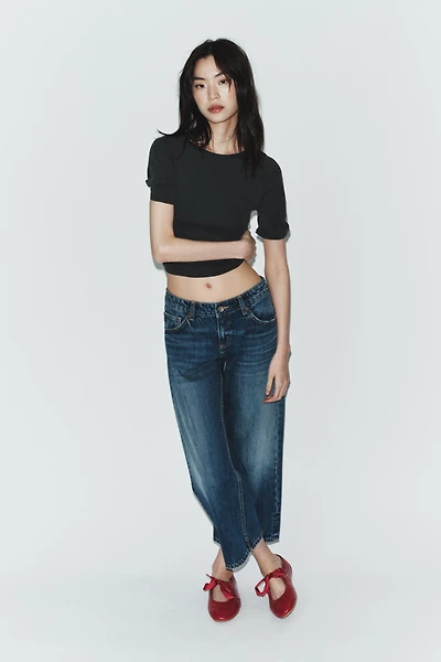 ATHLETIC BALLET FLATS WITH BOW
