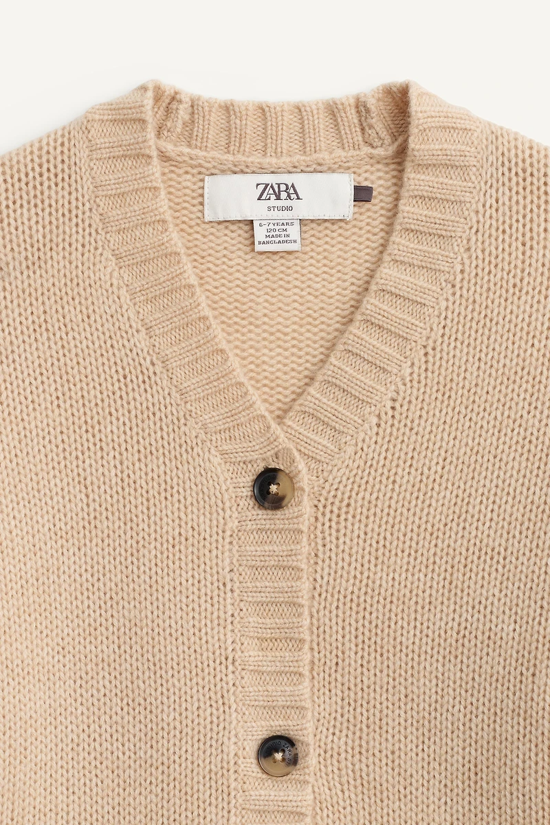 CARDIGAN EN MAILLE 100% LAINE ÉDITION LIMITÉE