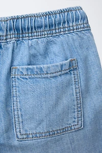 FLOWY DENIM SHORTS