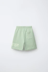 TEXT JOGGING SHORTS