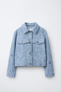 TEXTURED TRUCKER JACKET
