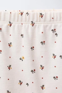 FLORAL T-SHIRT AND LEGGINGS SET