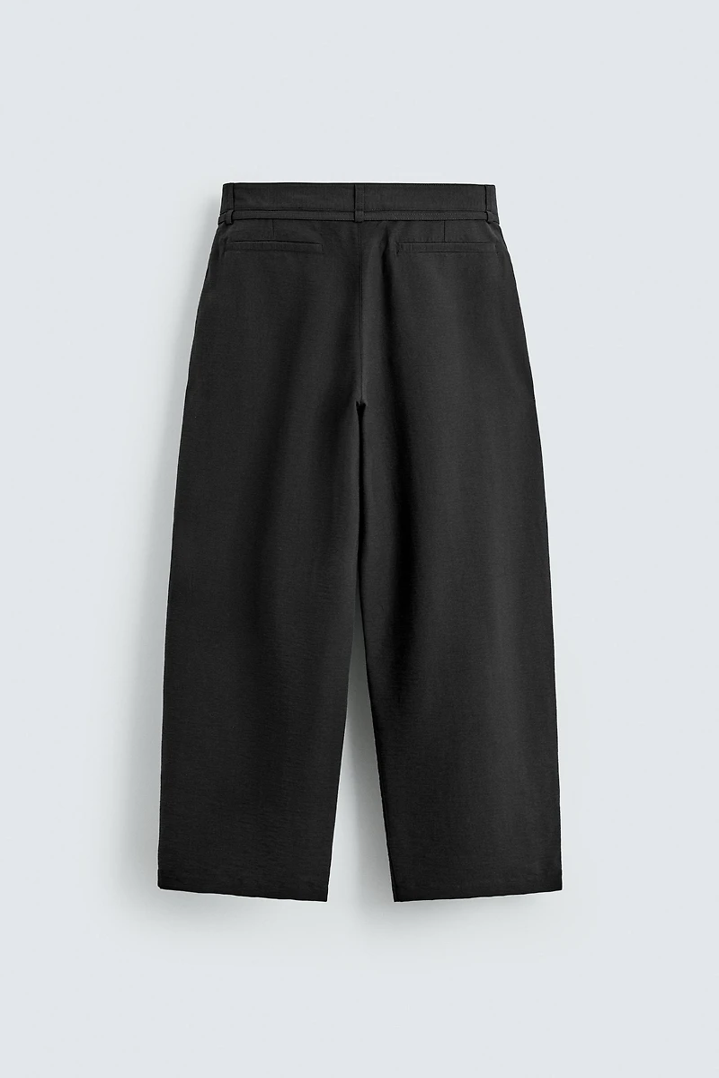 PANTALON BALLON FIT PLIS CEINTURE
